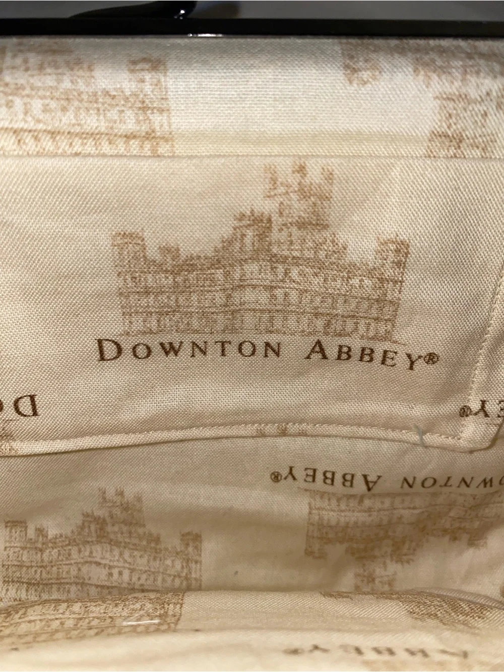 Downton Abbey Black Lace Floral Evening Clutch with Sparkle Accents